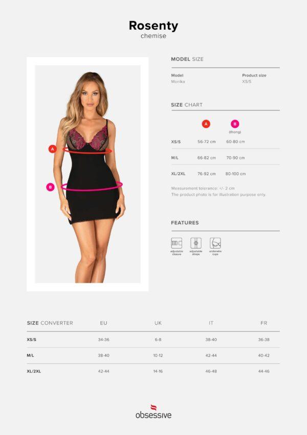 Rosenty nuisette et string - Noire – Image 10