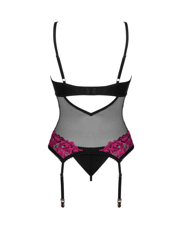 Rosenty guêpière et string - Noir – Image 9