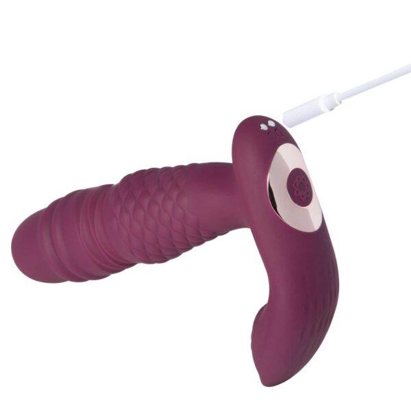 Ryder - Vibromasseur et va et vient double stimulation avec application – Image 6
