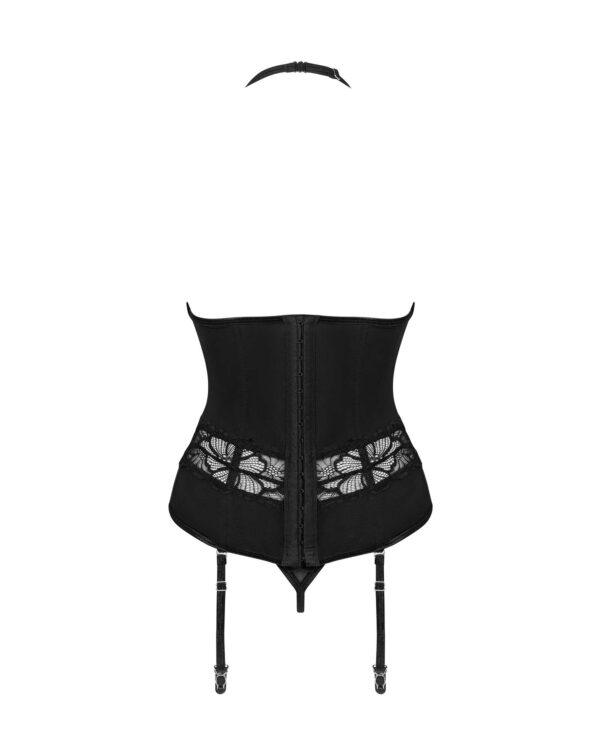 Serafia guêpière et string - Noir – Image 9