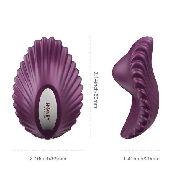 Pearl Violet - Vibromasseur magnétique contrôlé par application – Image 5