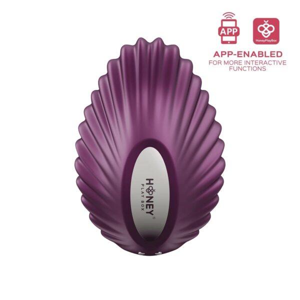 Pearl Violet - Vibromasseur magnétique contrôlé par application – Image 3
