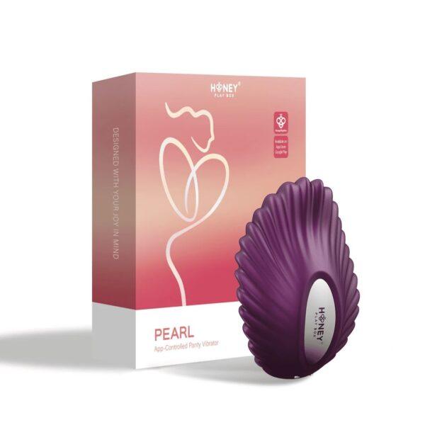 Pearl Violet - Vibromasseur magnétique contrôlé par application