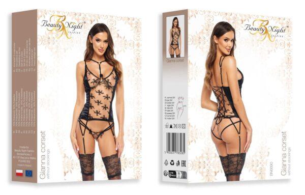 Gianna Corset - Noir – Image 6