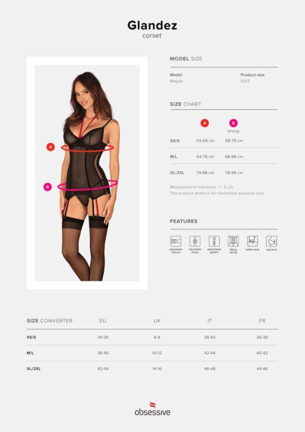 Glandez guêpière et string - Noir – Image 10
