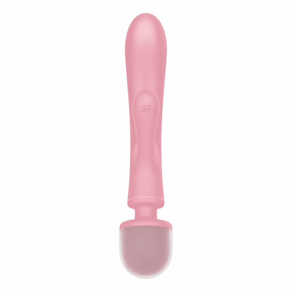 Triple lover Rabbit et Wand Satisfyer - Rose – Image 8