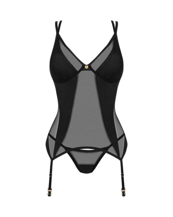 Nesari corset et string - Noir – Image 8