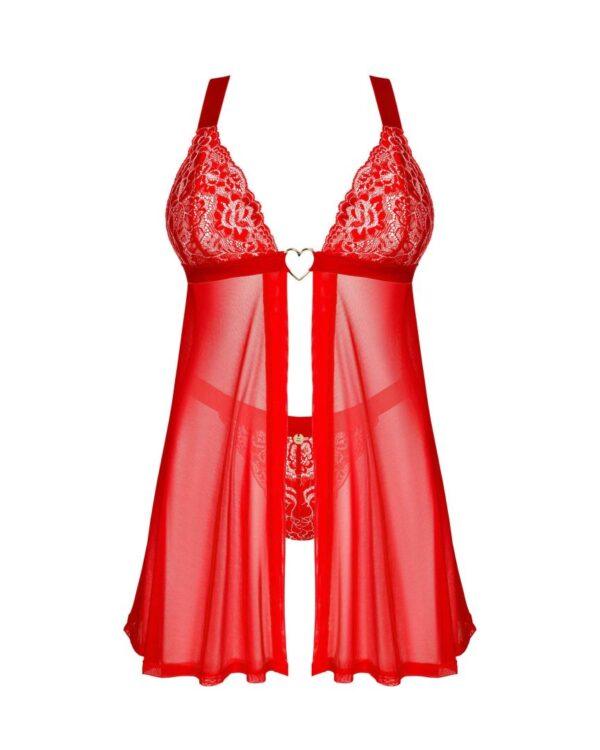 Elianes babydoll et string - Rouge – Image 8