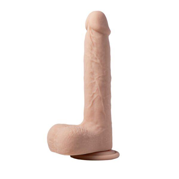 Luis gode réaliste vibrant et va et vient avec appli 21 cms - Chair – Image 3