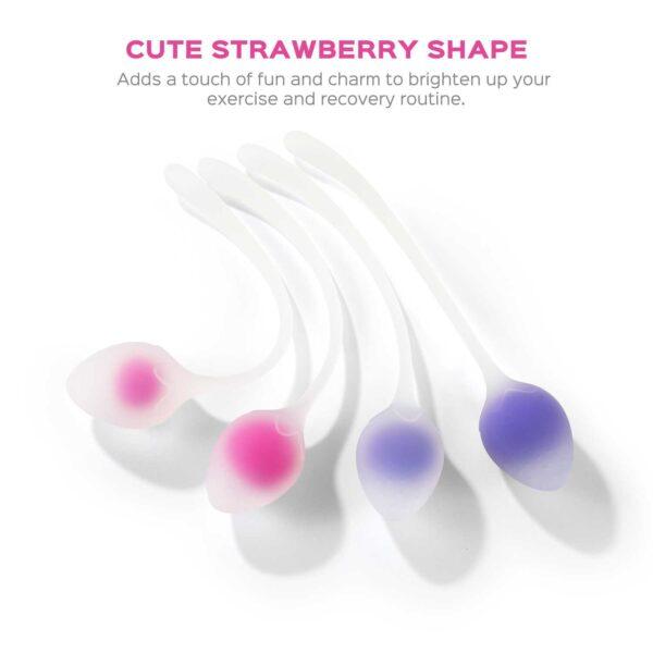 Berry - Set de 5 Boules de geisha - Prurple – Image 4