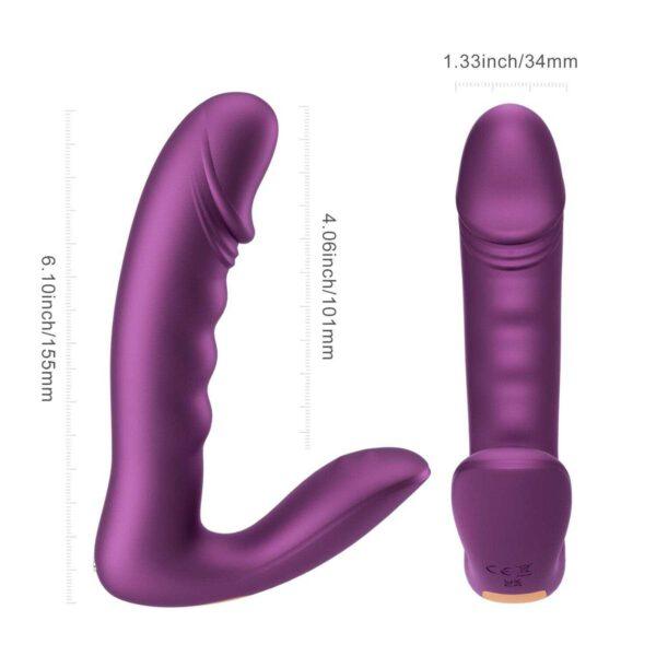 RORA 2 Capteur de pression G-Spot rotatif et stimulateur clitoridien – Image 3