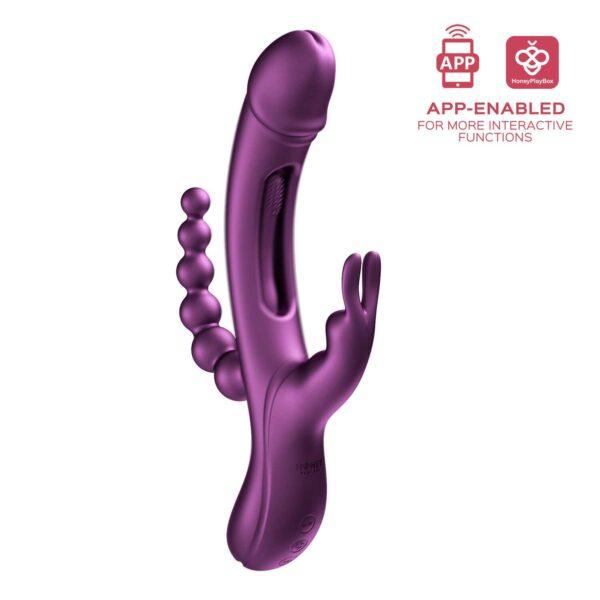 Trilux Rabbit 4 en 1 controlé par application - Violet – Image 3