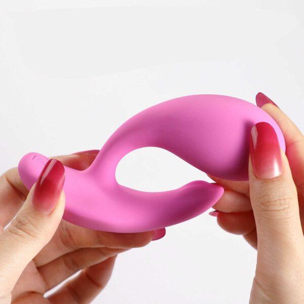 Oly 2 Vibromasseur à pression et application controlable avec le voix Rose – Image 6