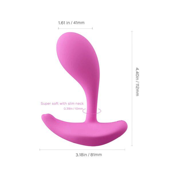 Oly 2 Vibromasseur à pression et application controlable avec le voix Rose – Image 7