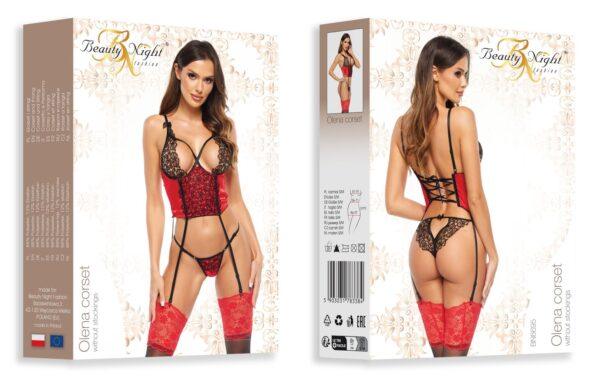 Olena Corset - Rouge – Image 8