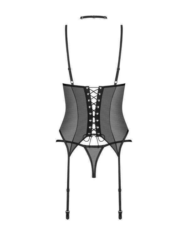 Donarella corset et string - Noir NP – Image 8