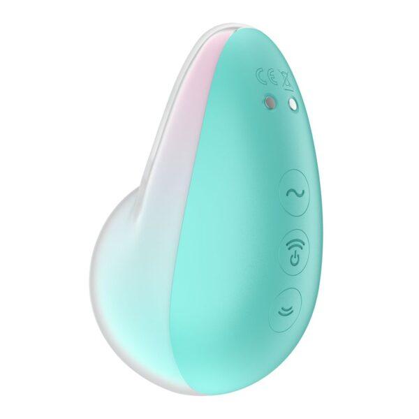 Pixie Dust vibromasseur à ondes de pression - Vert et rose – Image 6
