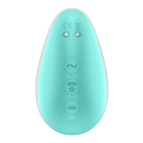 Pixie Dust vibromasseur à ondes de pression - Vert et rose – Image 7