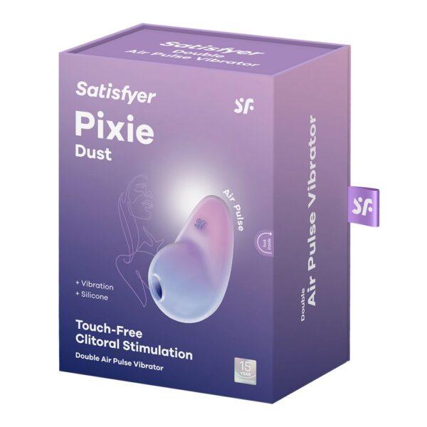 Pixie Dust vibromasseur à ondes de pression - Violet et rose – Image 3