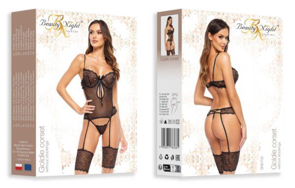 Goldie Corset - Noir – Image 12