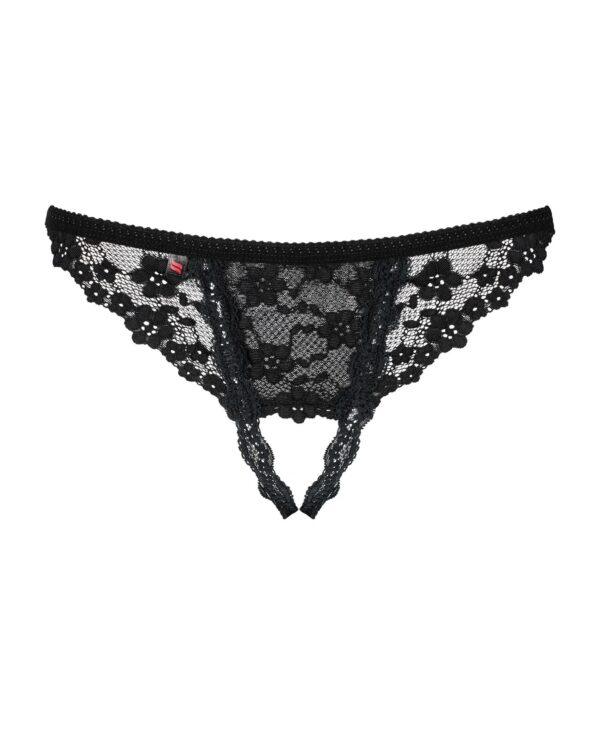 Letica String ouvert - Noir – Image 6