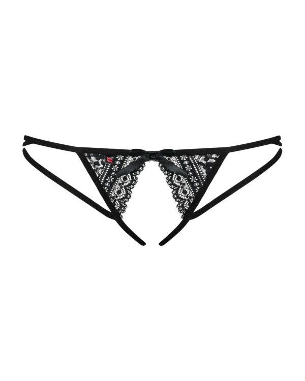 Picantina String ouvert - Noir – Image 5
