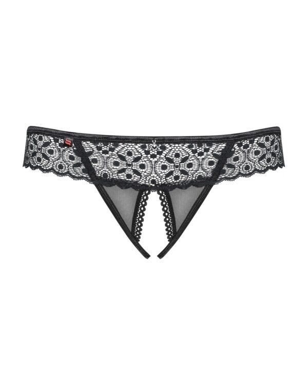 Shibu String ouvert - Noir – Image 6