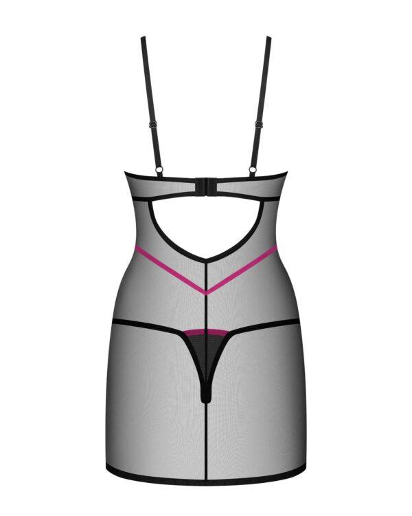 Novenes nuisette et string - Noir – Image 7