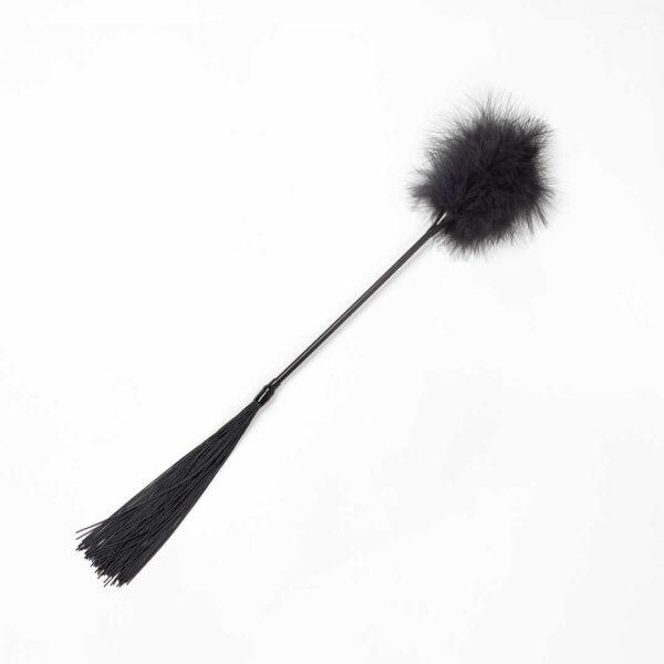 Fouet et plumeau secret play - Noir – Image 5