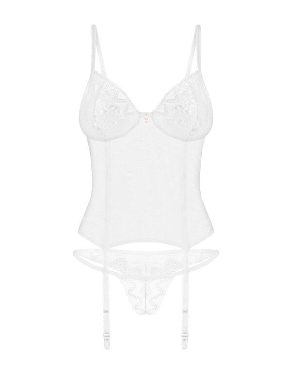 Alissium corset et string - Blancs – Image 9