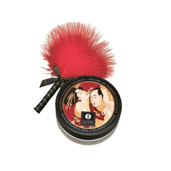 Poudre de massage délectable - Fraise et champagne – Image 9