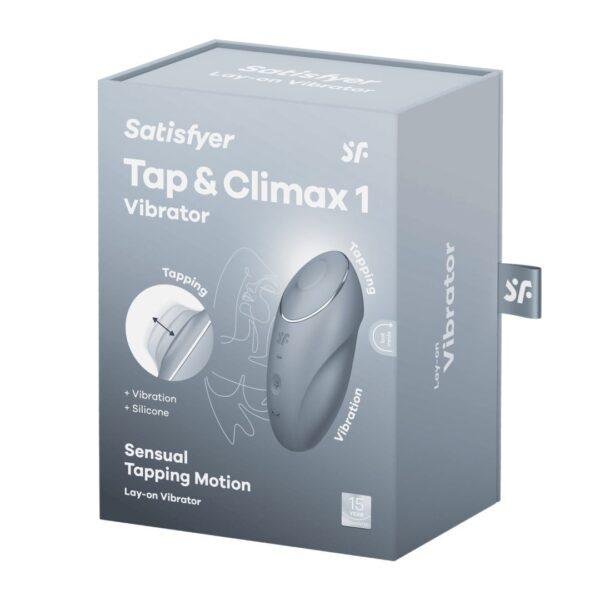 Tap and climax Satisfyer - Bleu/gris – Image 4