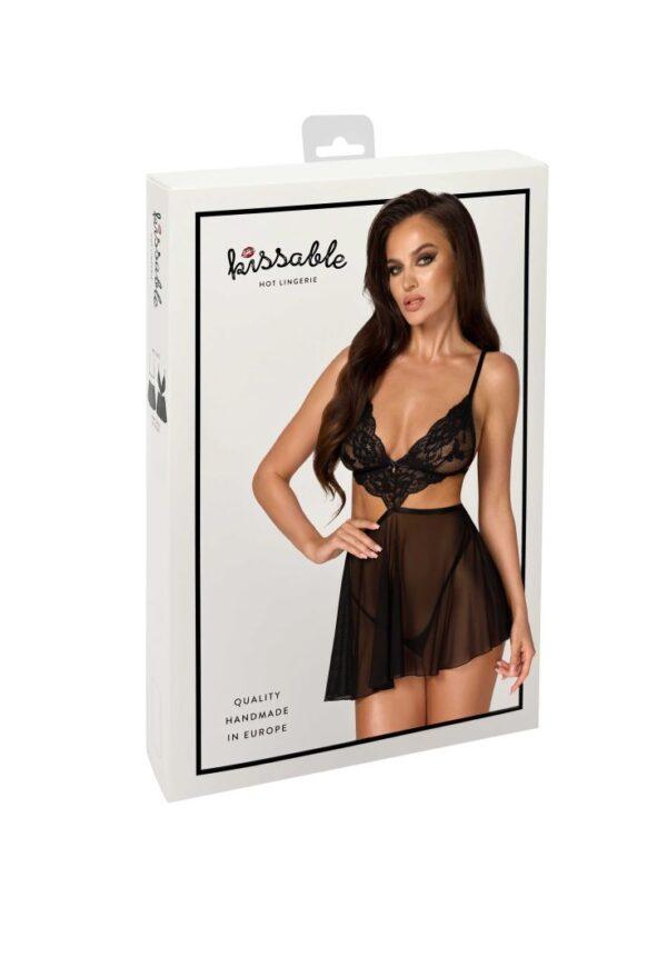 French Kiss 242 babydoll - noire – Image 10