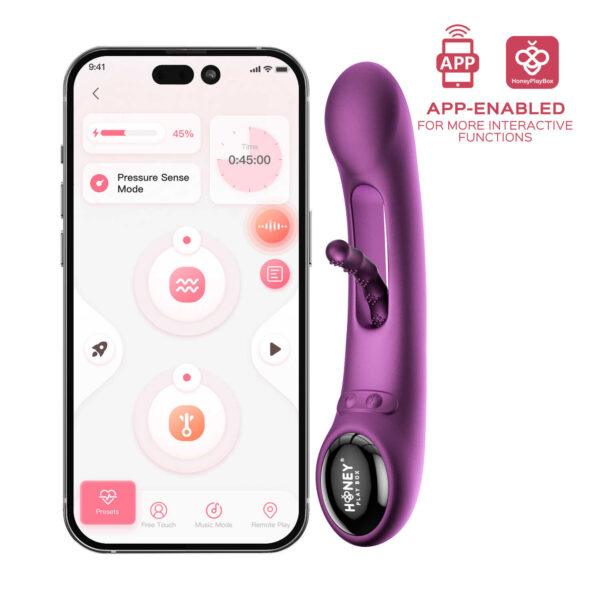 Tempo vibromasseur G-spot avec capteurs de pression et application – Image 4