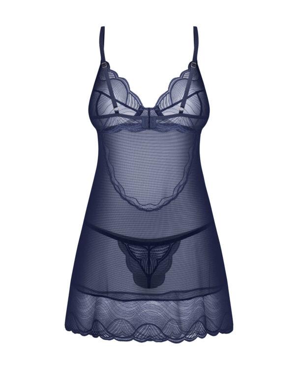Nightly Blue nuisette et string - Bleu – Image 6