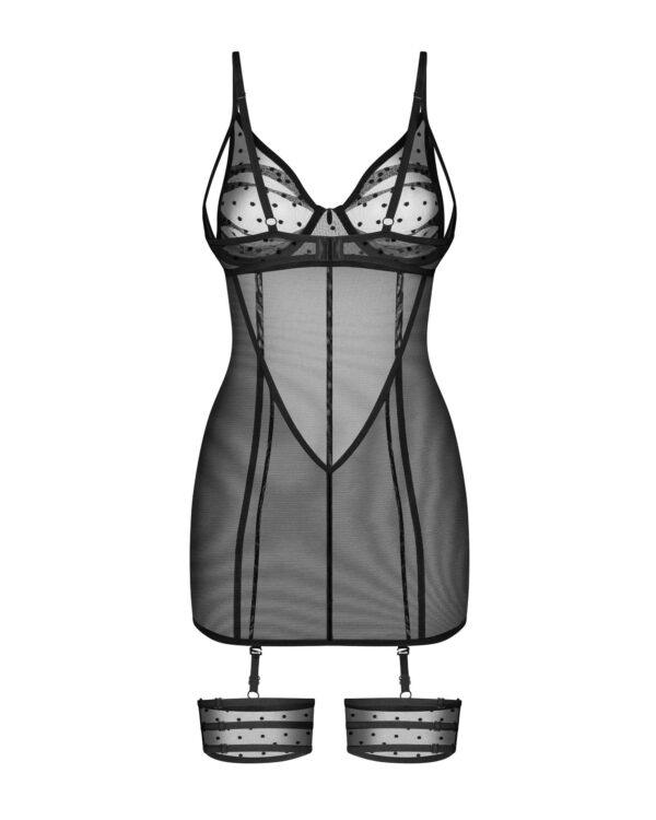 Nuites nuisette et string - Noirs – Image 8