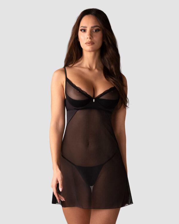 Stelisa nuisette et string - Noirs – Image 4