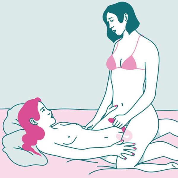 Share Lite - Gode à double extrémité - Rose – Image 11