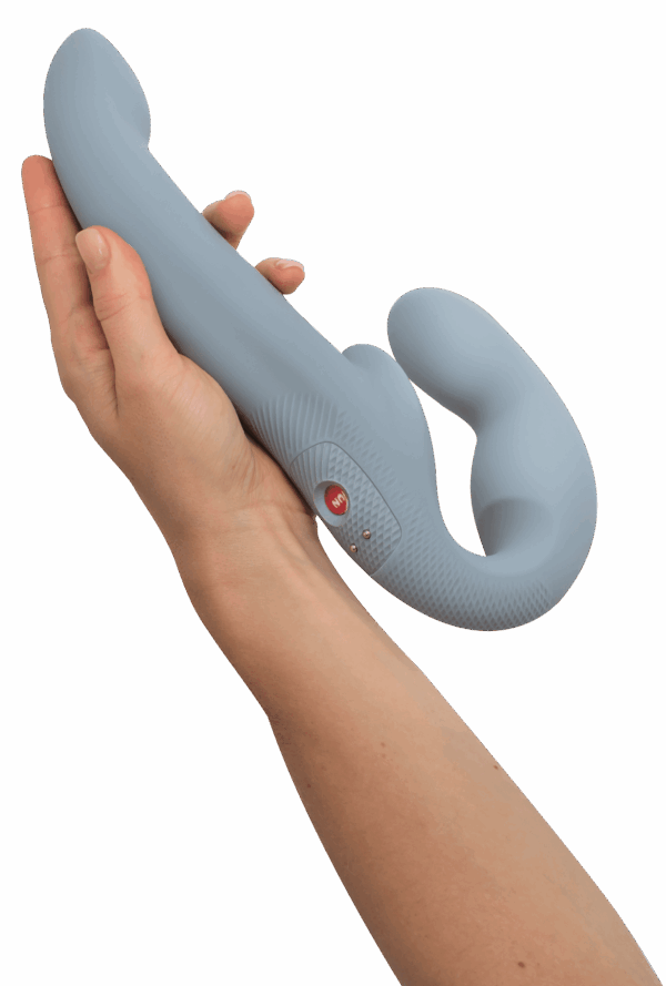 Share Vibe Pro - Vibromasseur Double - Gris cool – Image 3