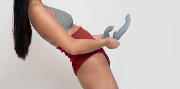 Share Vibe Pro - Vibromasseur Double - Gris cool – Image 11