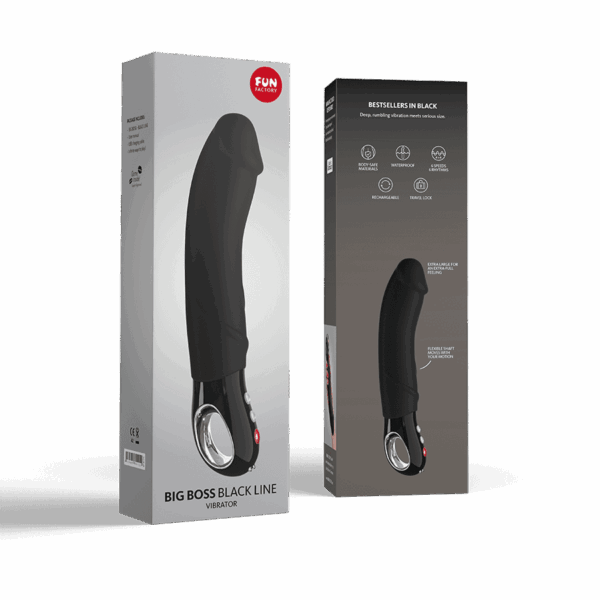 Big Boss - Vibromasseur réaliste XL - Noir – Image 4