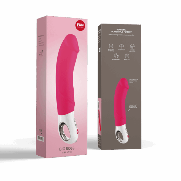 Big Boss - Vibromasseur réaliste XL - Rose – Image 4