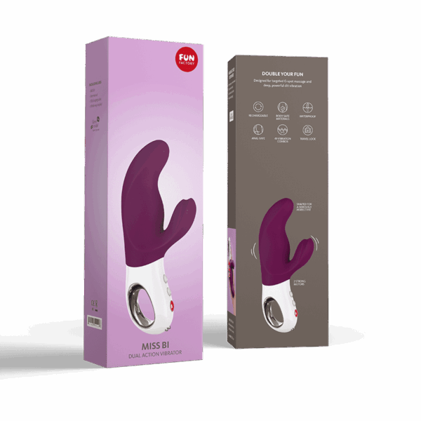 Miss Bi - Vibromasseur rabbit puissant - Violet – Image 8