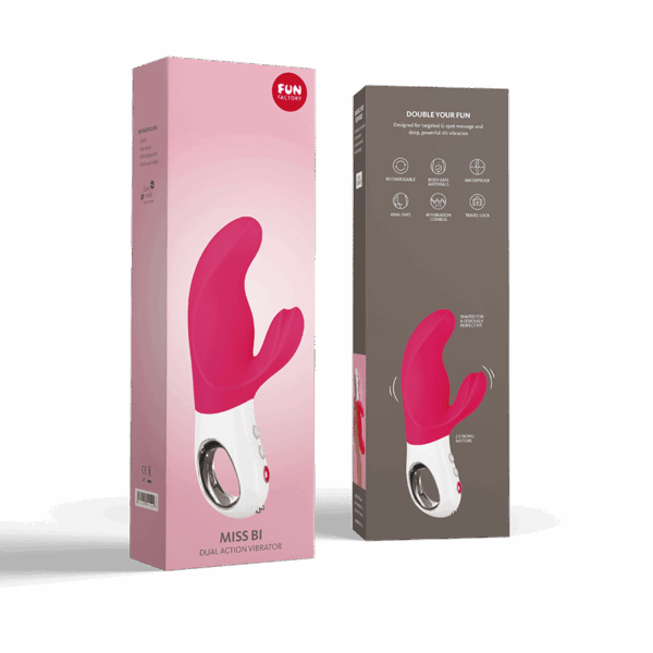 Miss Bi - Vibromasseur rabbit puissant - Rose – Image 6