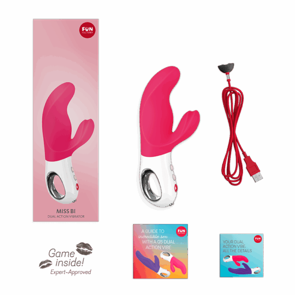 Miss Bi - Vibromasseur rabbit puissant - Rose – Image 9