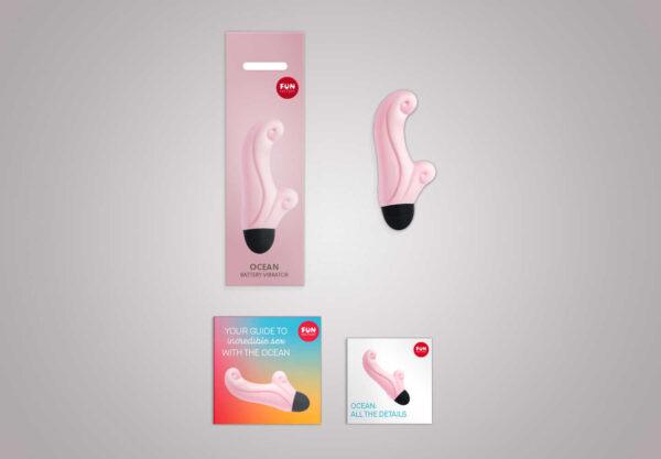 Ocean - Mini Vibromasseur rabbit - Baby rose – Image 3