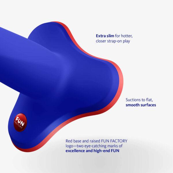 Limba Flex S - Dildo pliable - Bleu électrique – Image 4