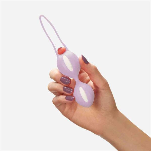 Smartballs duo - Boules de Geisha - Blanc et lilas – Image 5