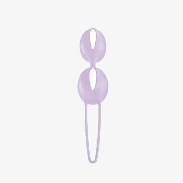 Smartballs duo - Boules de Geisha - Blanc et lilas – Image 3