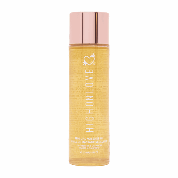 Huile de massage luxueuse Fraises et champagne - 120 ml – Image 3